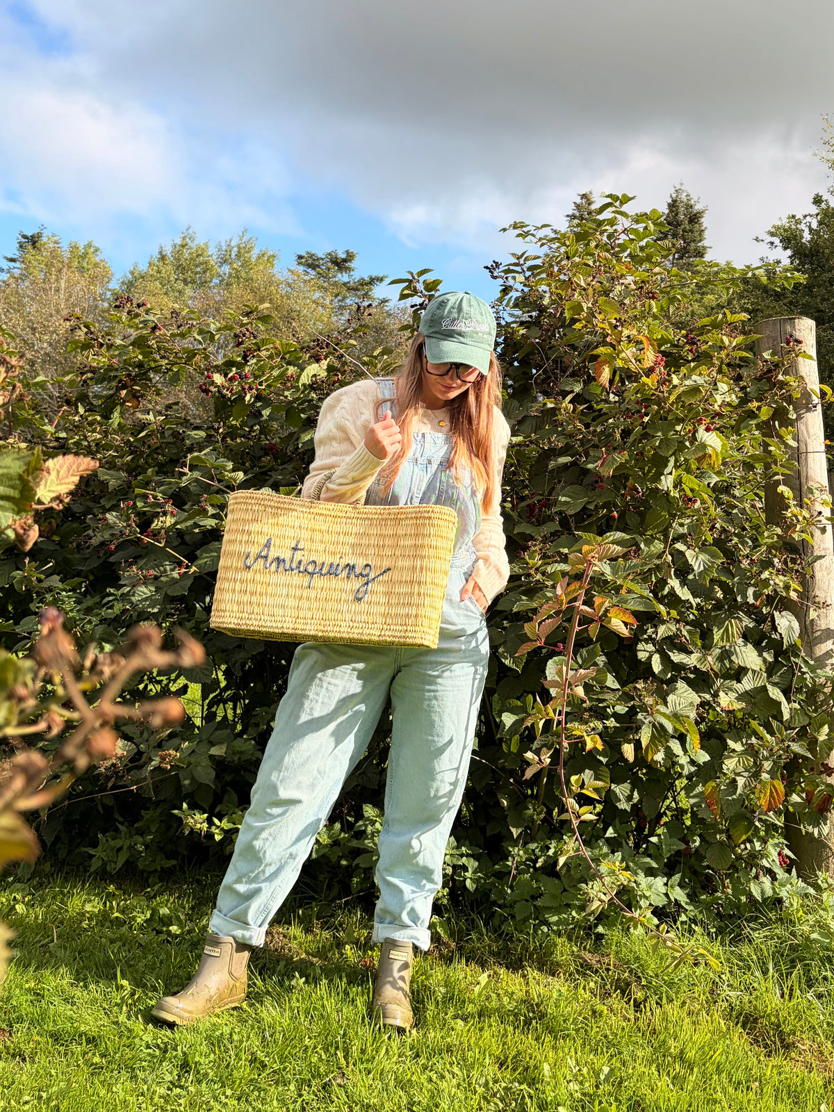 Large ‘Antiquing’ Rectangular Signature Tote