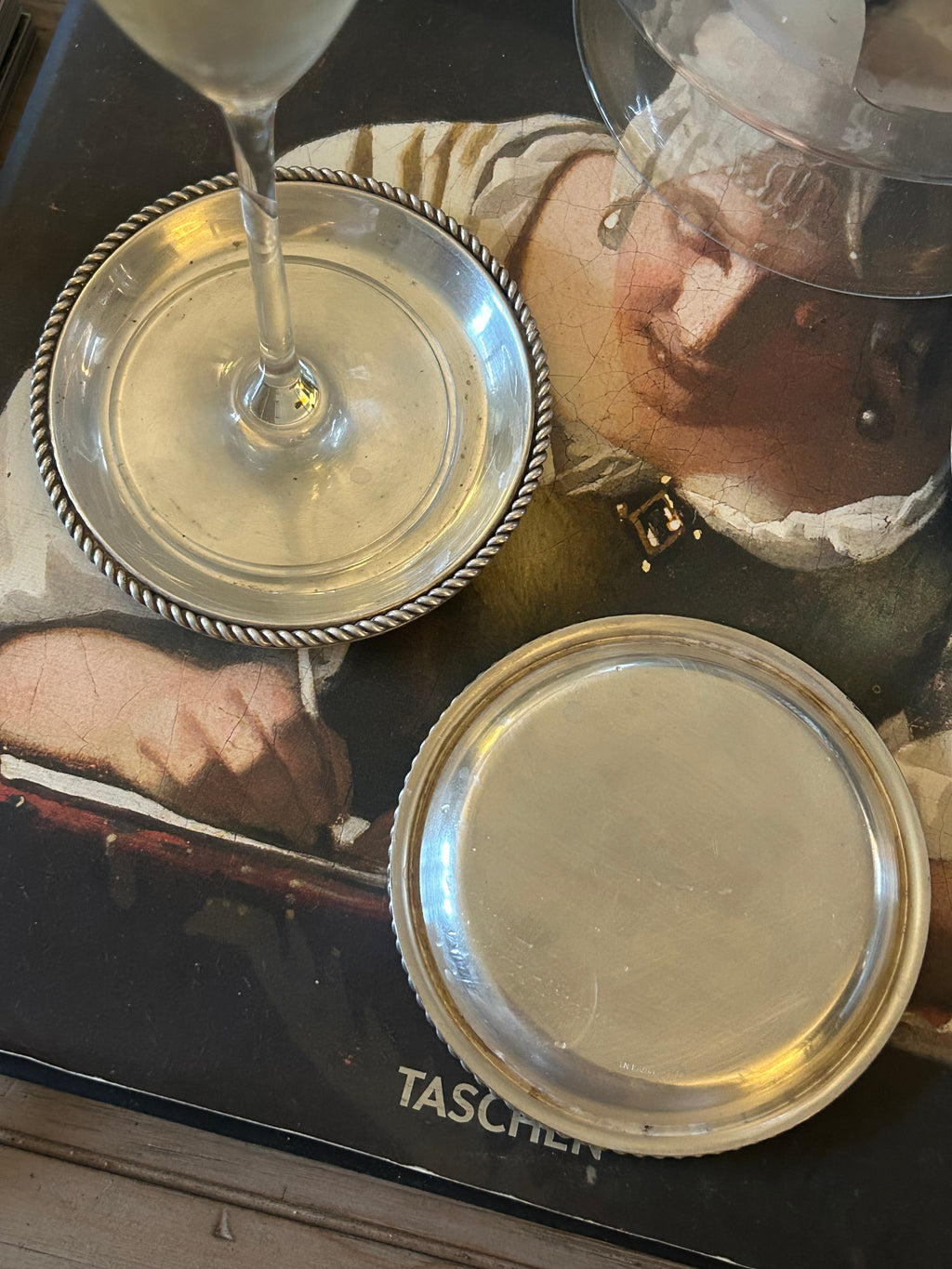 Set of 6 Vintage Braucke & Berkenhoff Silver Plated Coasters