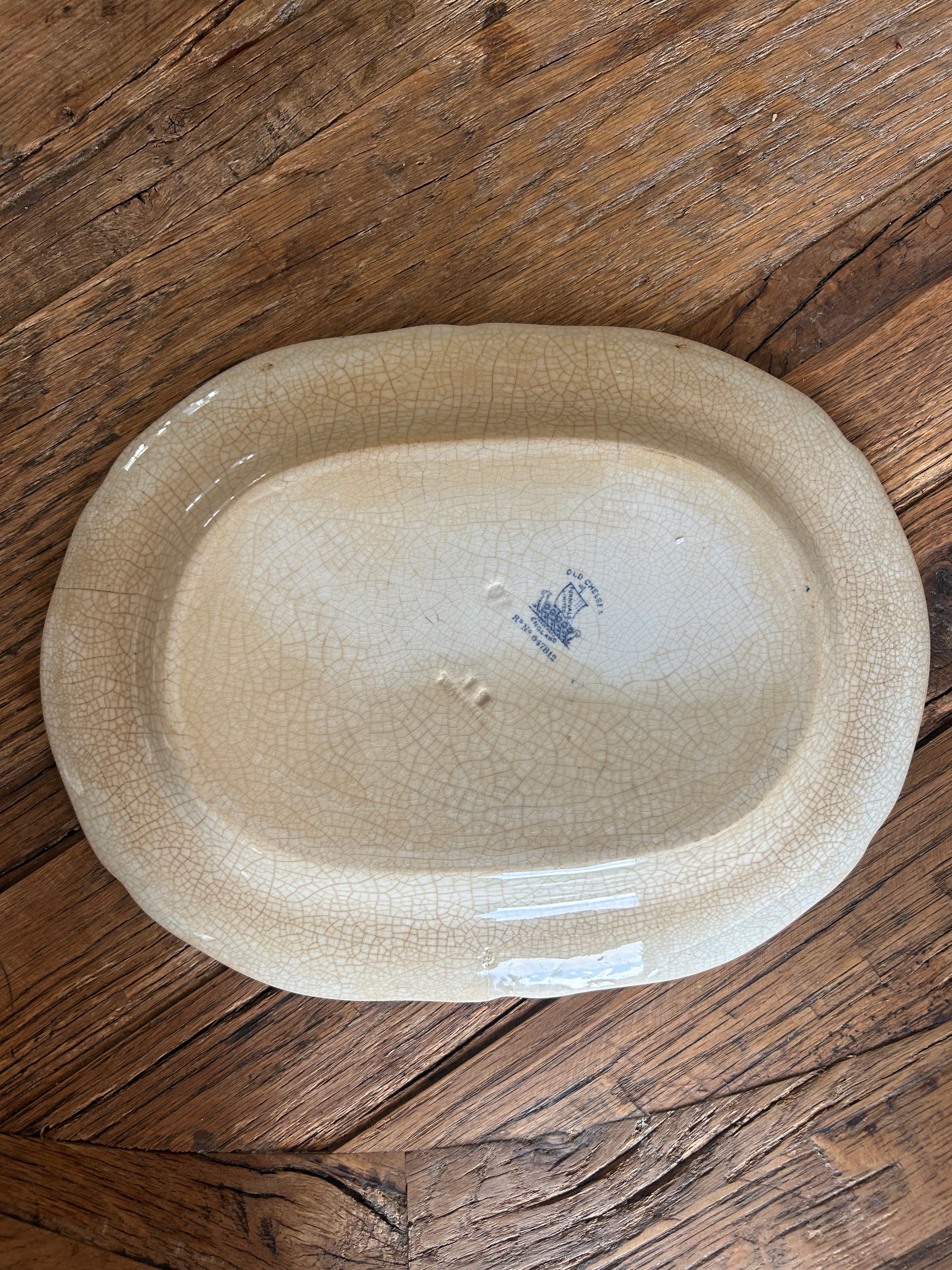 Antique Furnivals Old Chelsea Serving Plate