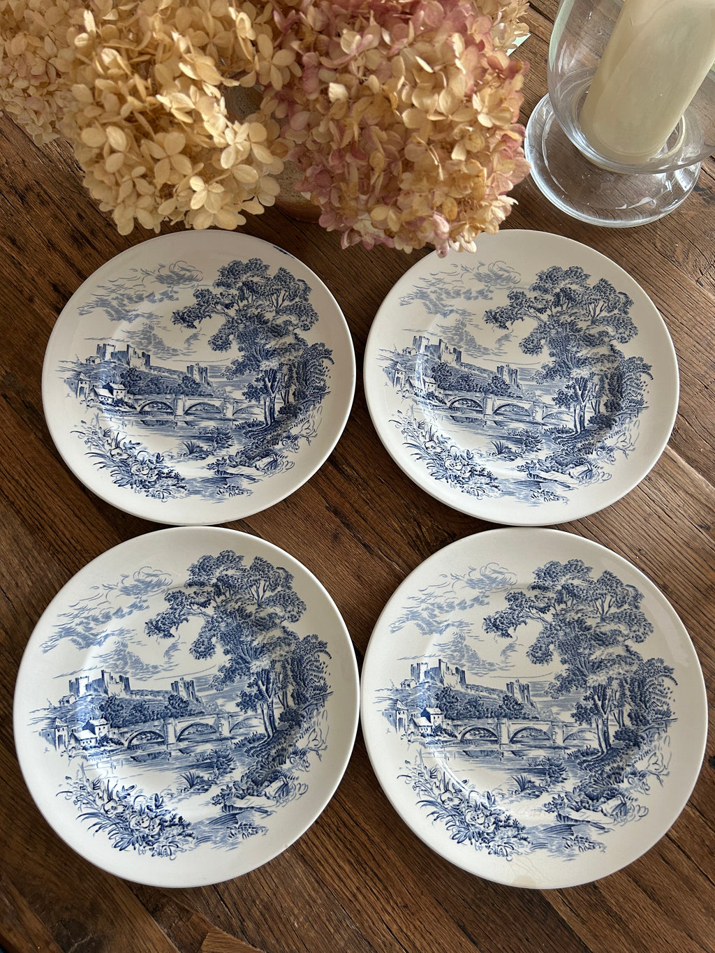 Enoch Wedgwood & Co. Countryside Set of 4 Plates