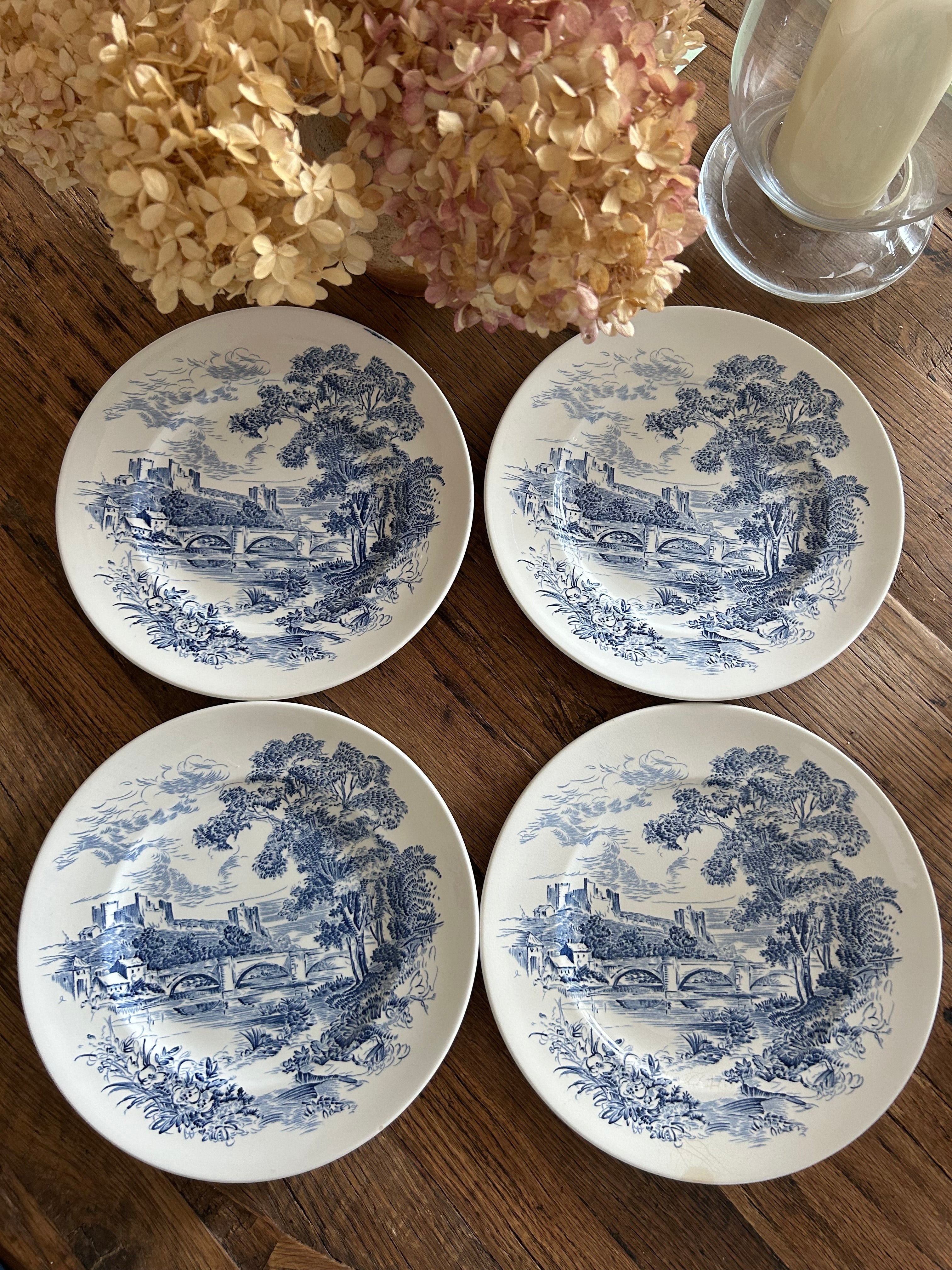 Enoch Wedgwood & Co. Countryside Set of 4 Plates