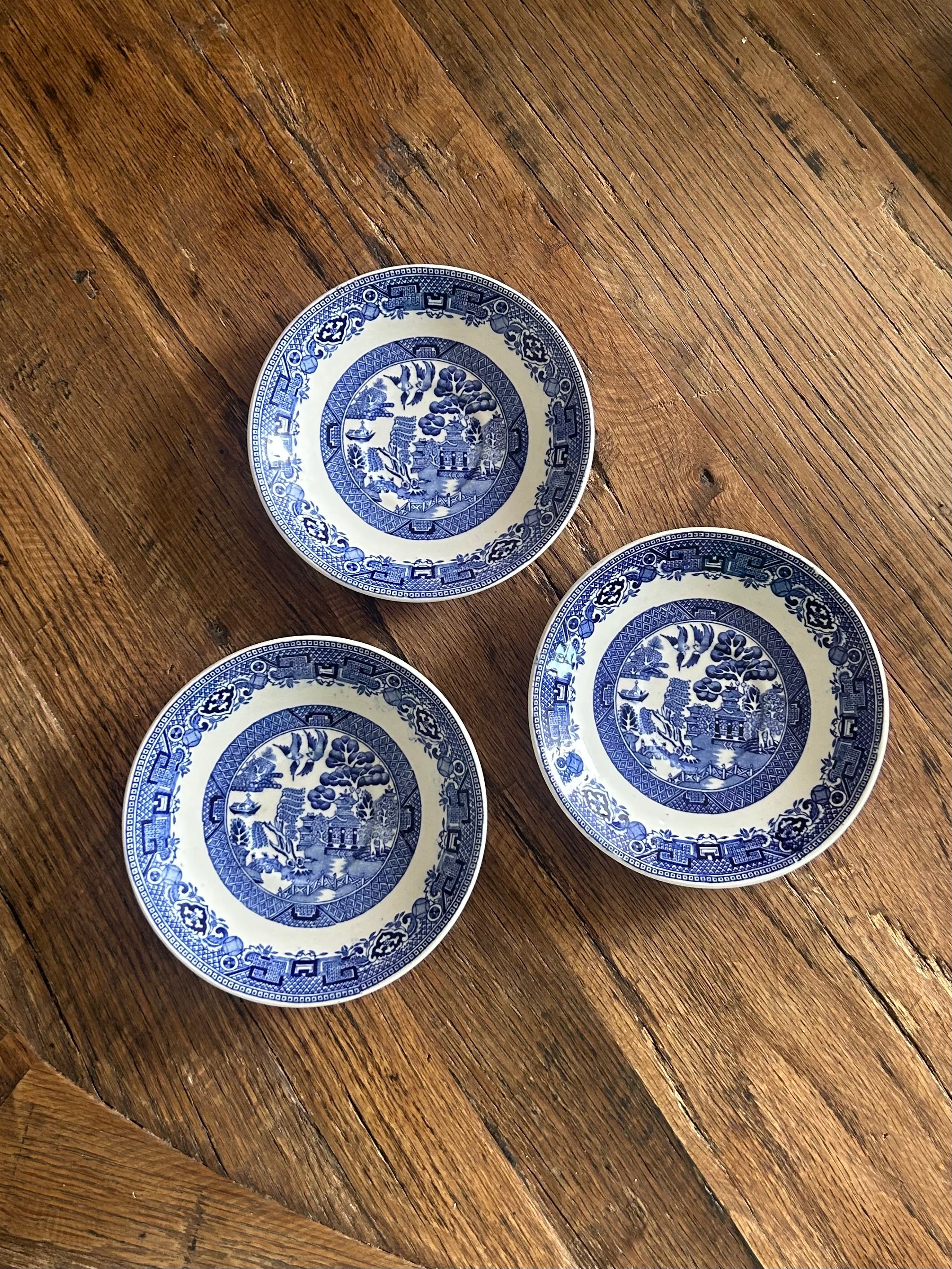 Ridgway Staffordshire Willow Saucer/Trinket/Soap Dish