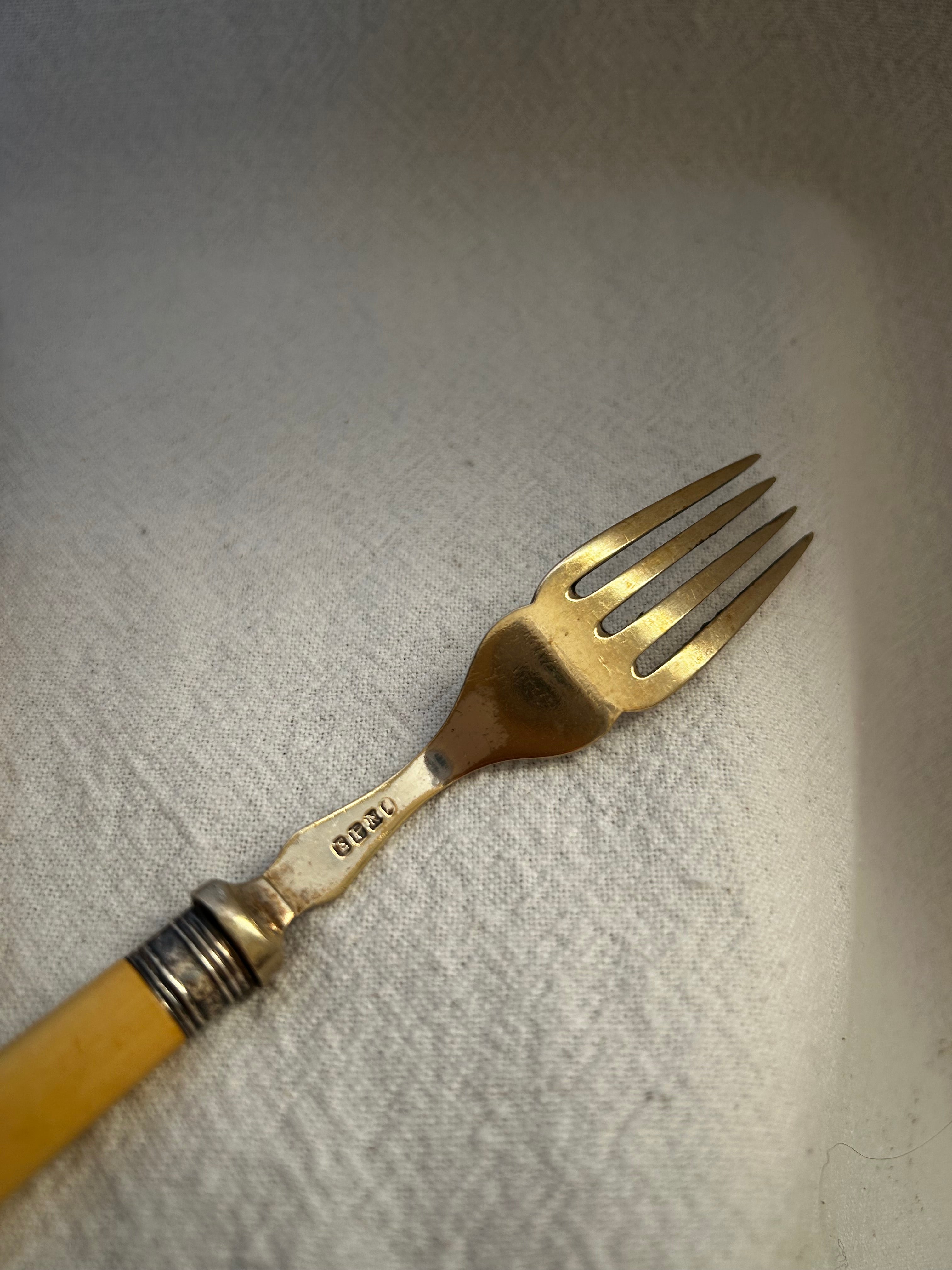 Set of 4 1930s Silver Plated Forks