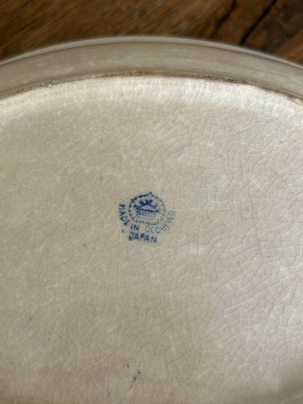 Vintage Willow Transferware Serving Dish