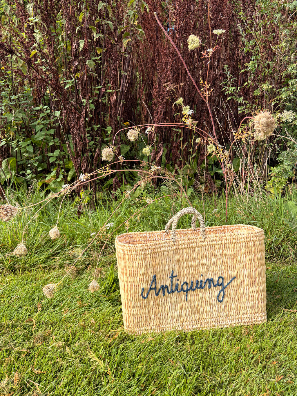 Large ‘Antiquing’ Rectangular Signature Tote