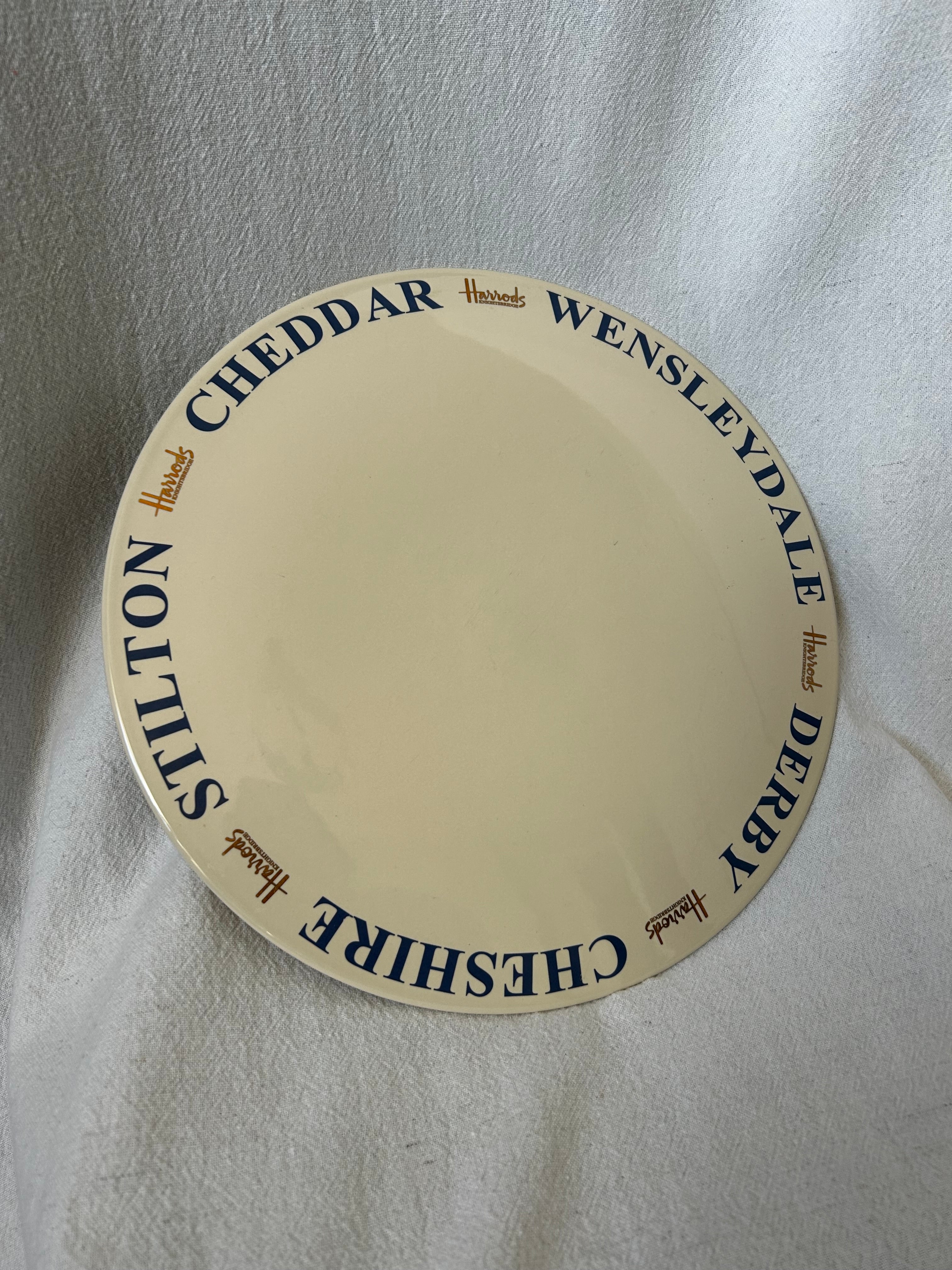 90s Harrods English Cheese Platter