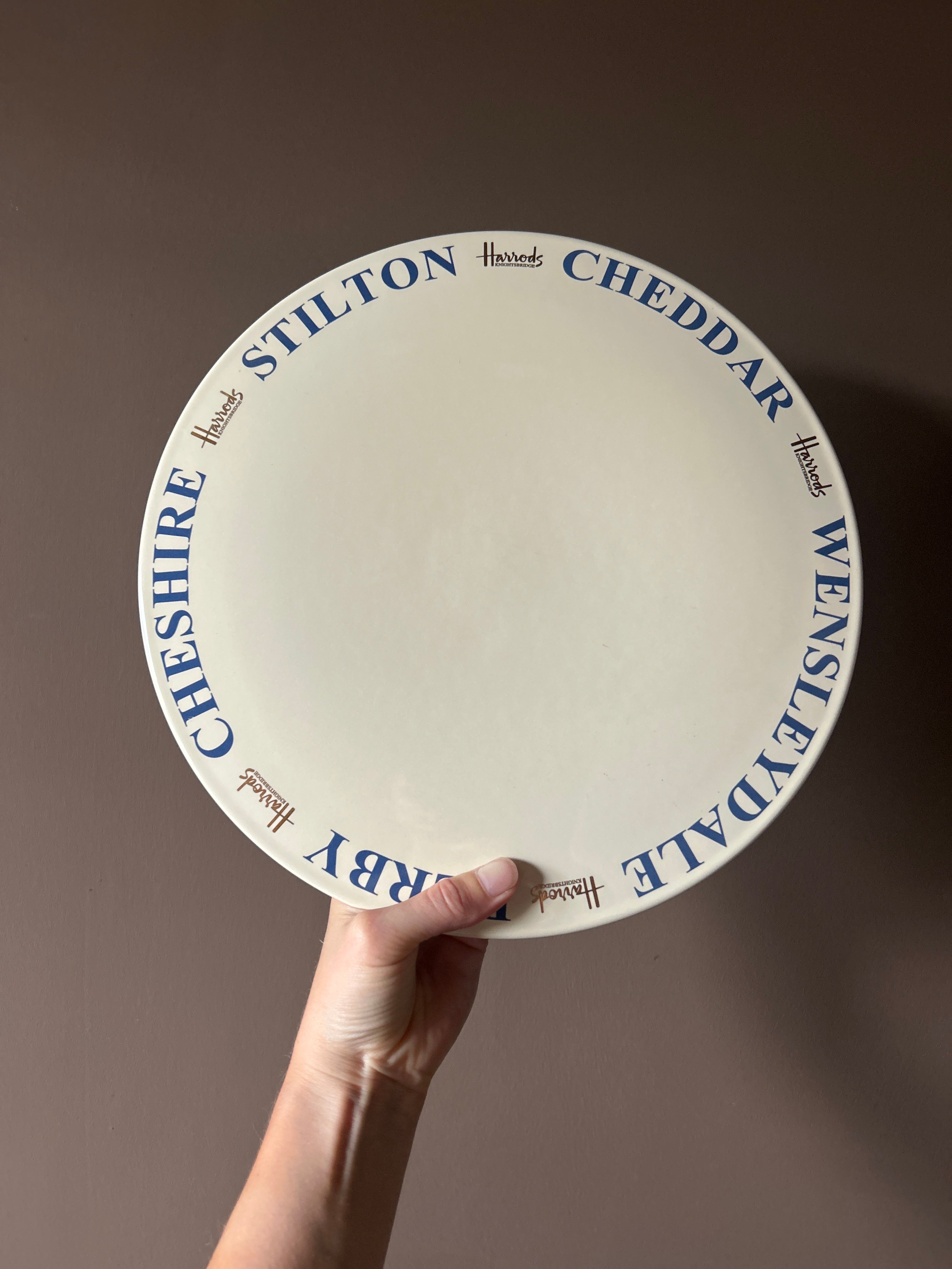 Harrods 1990s English Cheese Platter