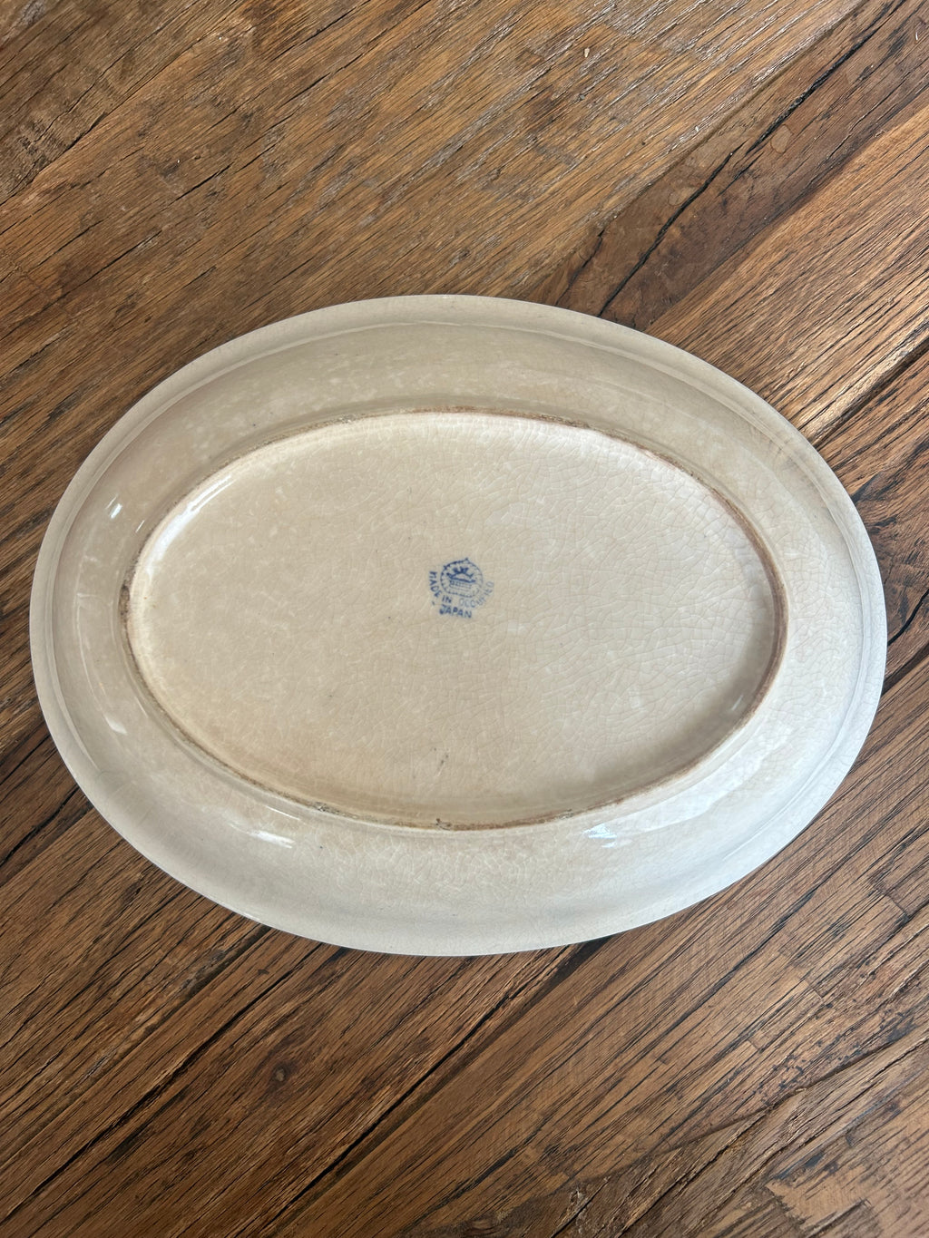 Vintage Willow Transferware Serving Dish