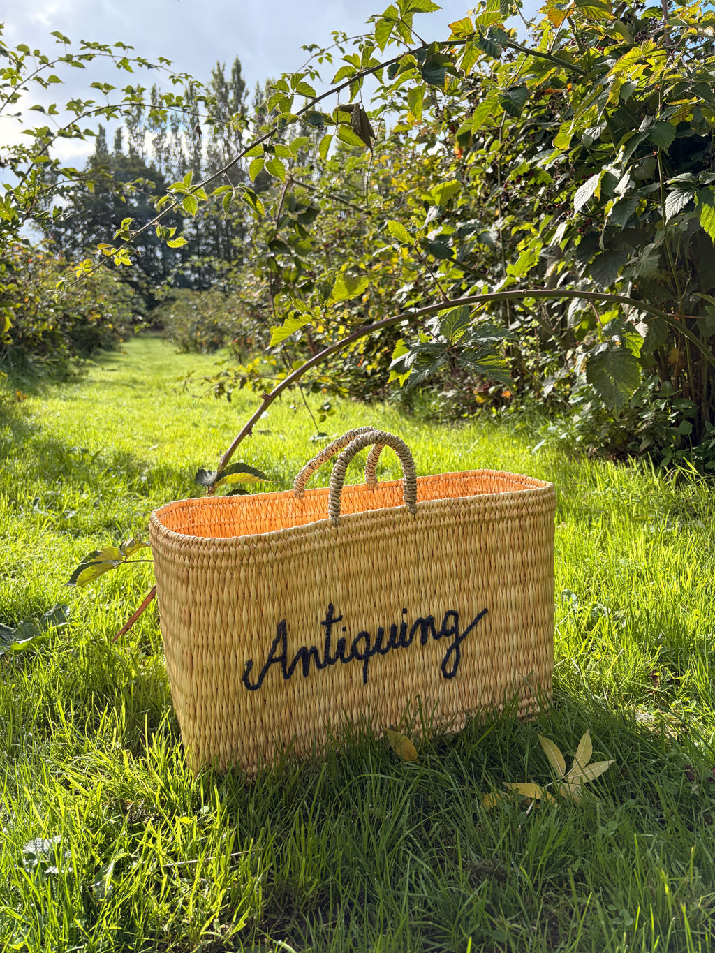 Large ‘Antiquing’ Rectangular Signature Tote