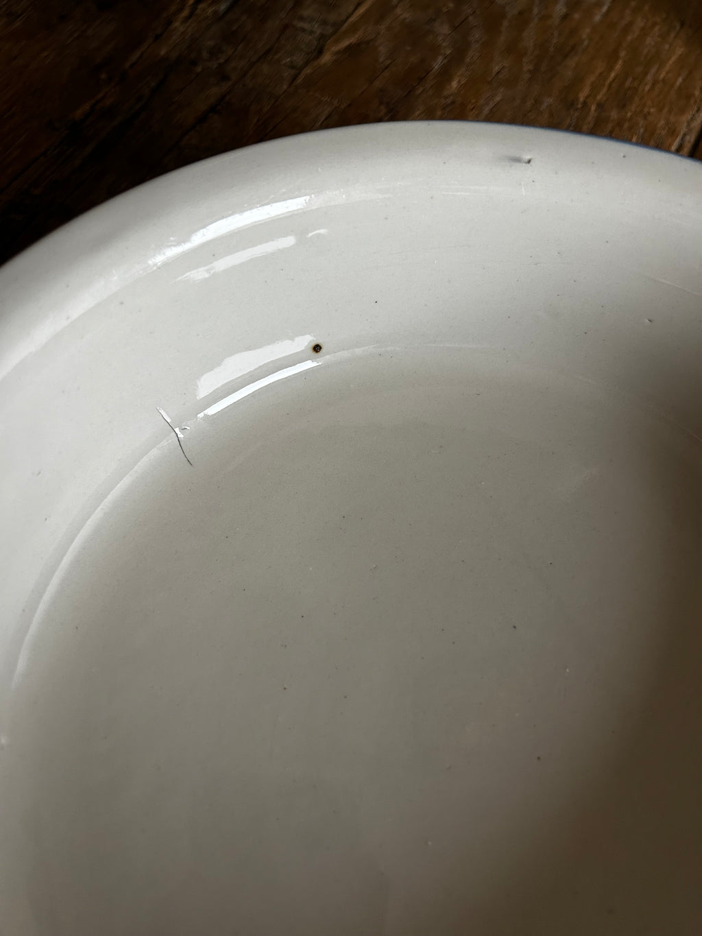 Mid Century Ceramic Dog Bowl vII