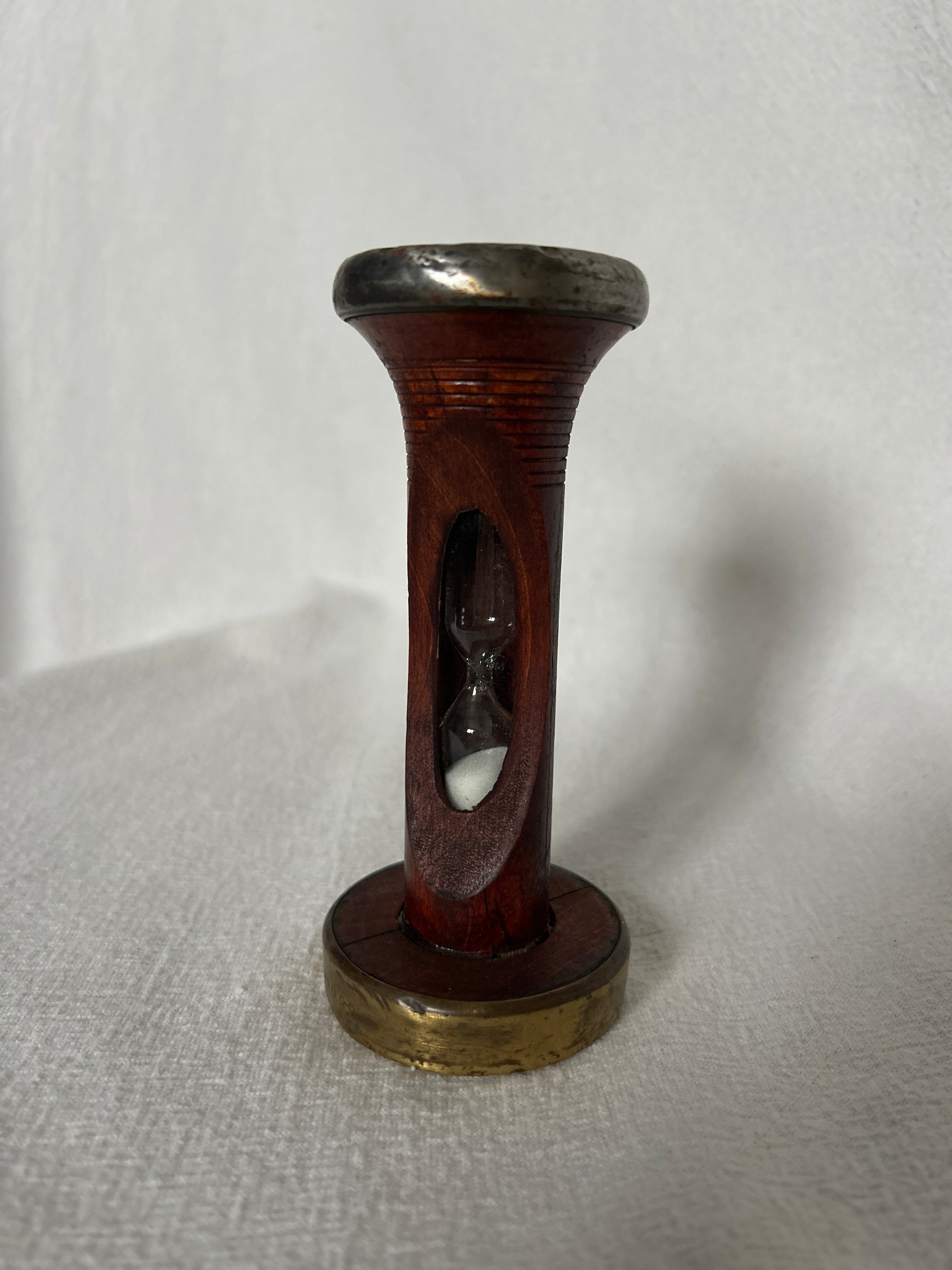 Wooden Bobbin Sand Hourglass Timer