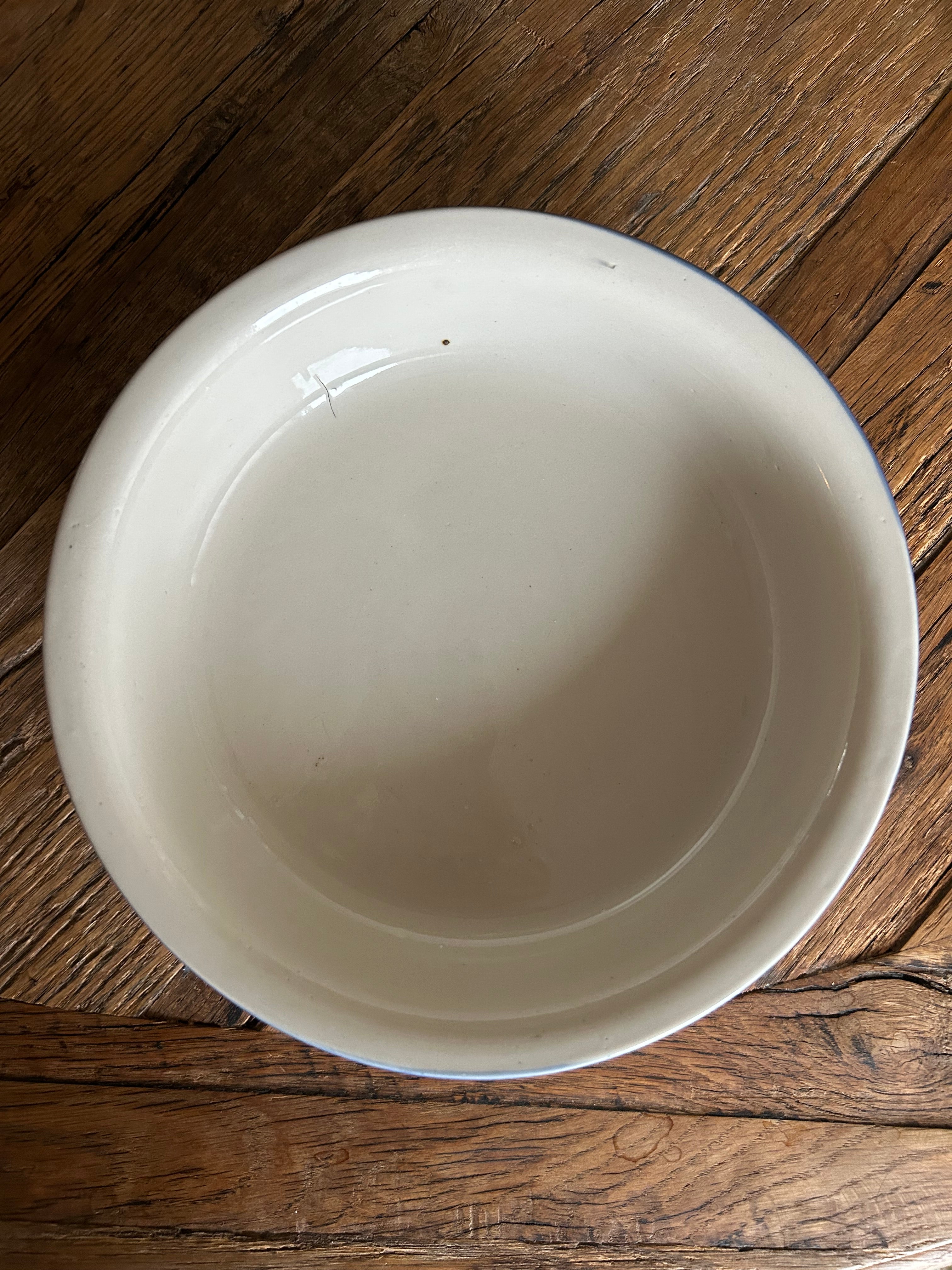 Mid Century Ceramic Dog Bowl vII