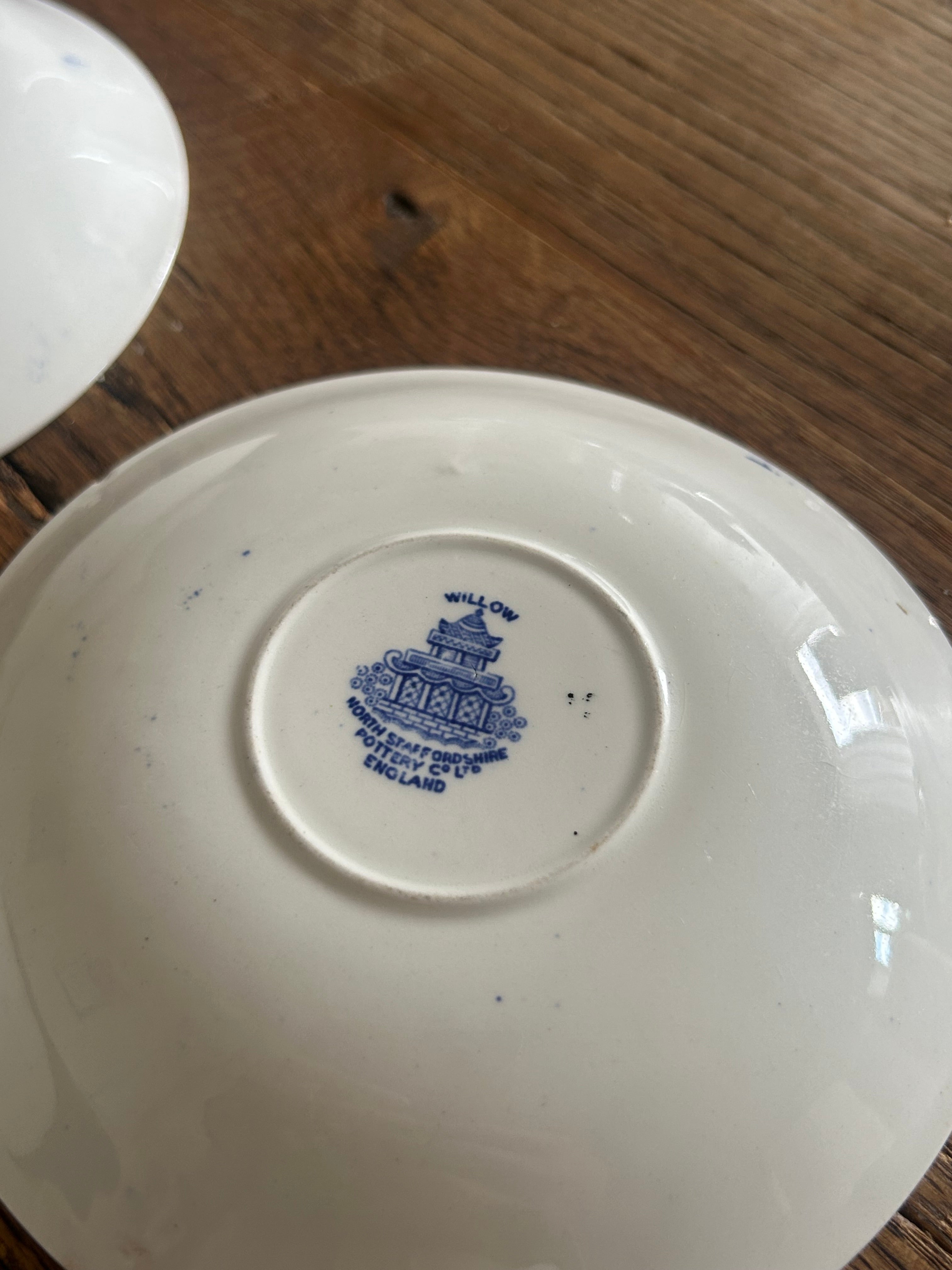 Ridgway Staffordshire Willow Saucer/Trinket/Soap Dish
