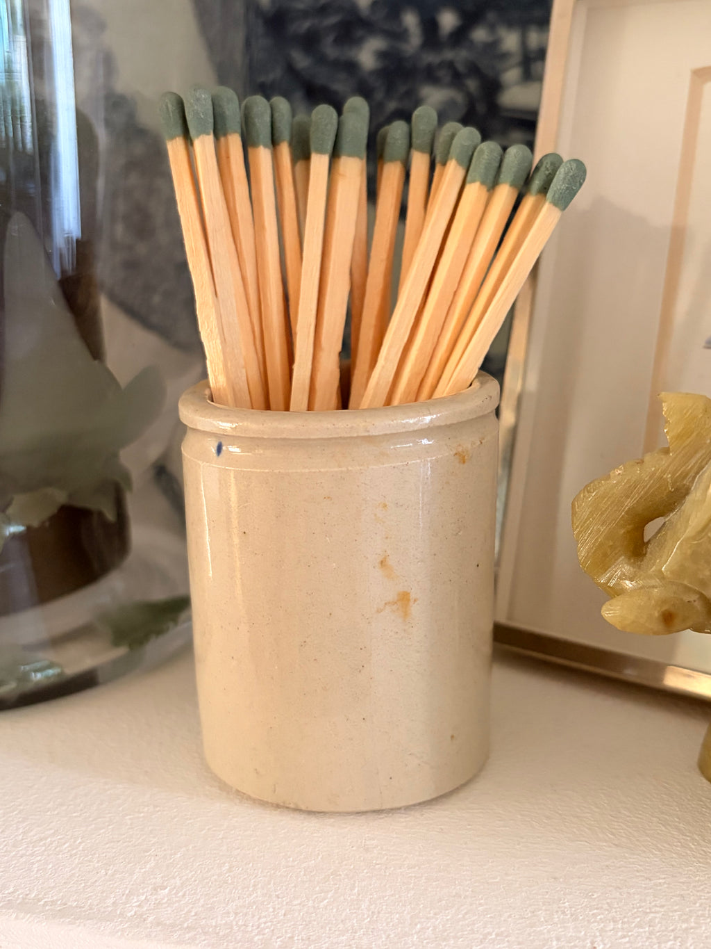 Antique Victorian Stoneware Mini Salt Glazed Ointment Paste Jar