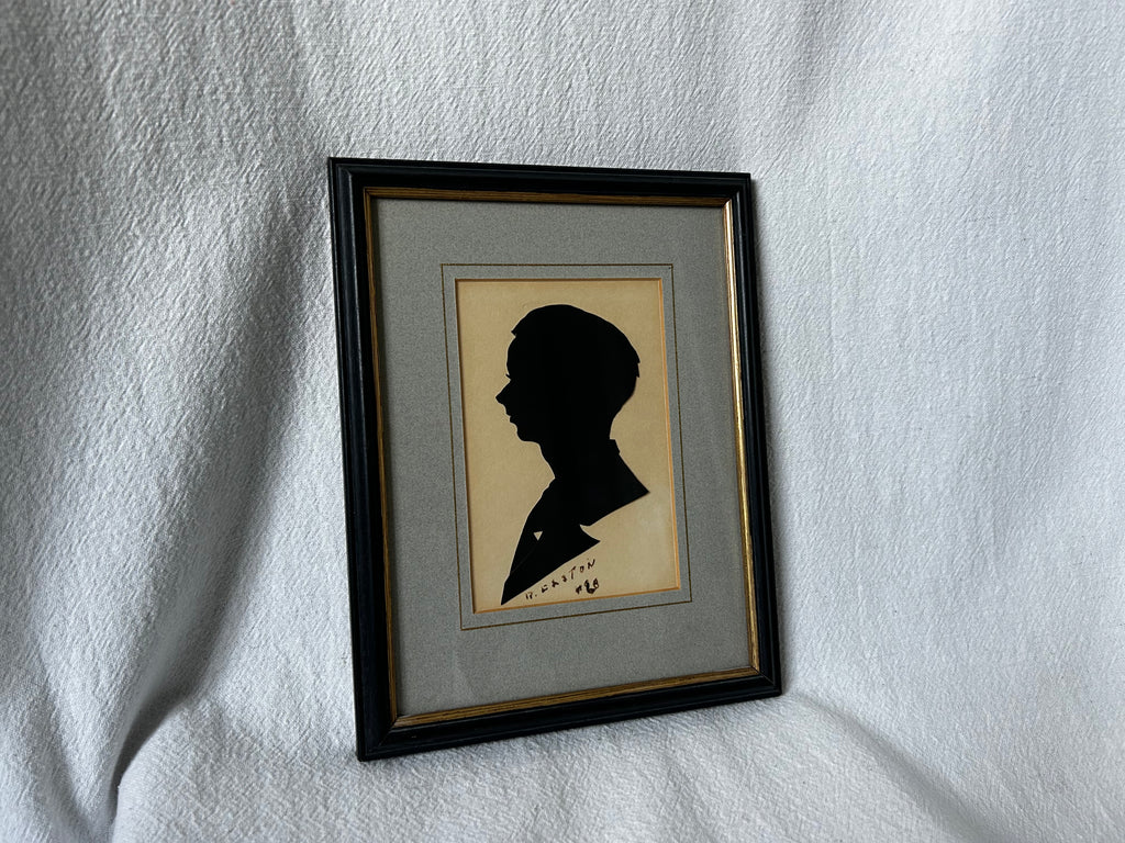 Framed Silhouette Portrait